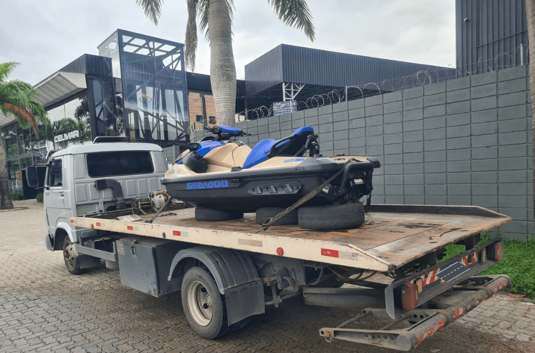 Transporte de jetsky, embarcações